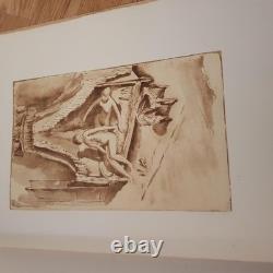 Work The Friends Paul Verlaine 1921 7 plates original drawings Henri Farge