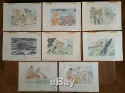 X8 Original Comic Art Robert Gigi The Companions Of The Rascasse Colors