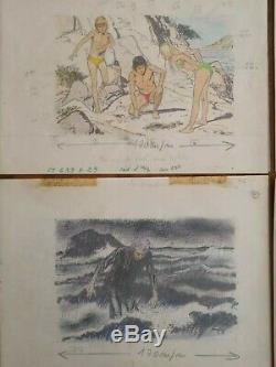 X8 Original Comic Art Robert Gigi The Companions Of The Rascasse Colors