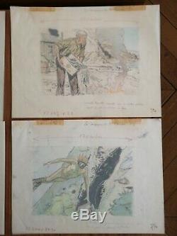 X8 Original Comic Art Robert Gigi The Companions Of The Rascasse Colors