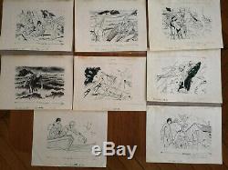 X8 Original Comic Art Robert Gigi The Companions Of The Rascasse Colors