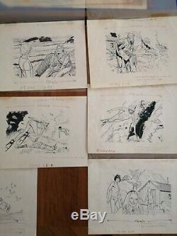 X8 Original Comic Art Robert Gigi The Companions Of The Rascasse Colors