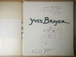 Yves Brayer / From The Colombier Collection 20 Boards - Original Drawing Dedicated Rare