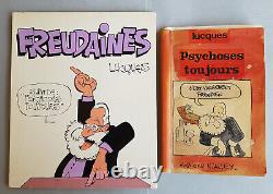 3 Grandes Planches De Bd Originales Uniques Lucques / Freudaines / 1977 / 78