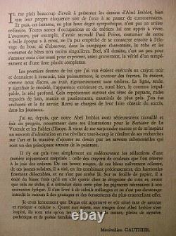 ABEL IMBLOT peintre charentais ALBUM DESSINS 10 PLANCHES 1963