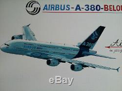 Airbus A380 et Bélouga Grande planche originale Gouache et Aquarelle
