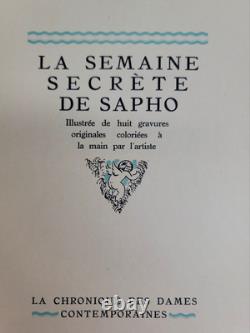 Andre Collot Semaine De Sapho Japon 1 Dessin Original, 1 Planche Refusee 1 Suite