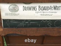 Antique 1913 Le Chautauqua combinaison planche à dessin et Writing Desk