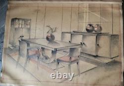 Antique Book Livre, Design Meuble Art Déco, 188 Planche Dessin, Pierre Tridon