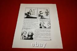 B. D. 8 Planches Originales Encrées De 34 Dessins Par Maurice Toussaint A Voir