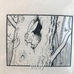 BOUM. PLANCHE ORIGINALE B. RABIER la vache qui rit dessin bd gédéon babar