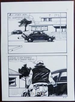 Bruno MARRAFFA 90 planches originales BD Elvifrance érotisme policier dessin