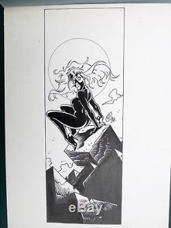 CRISSE illustration originale et ex-libris L'Epée de cristal 1994