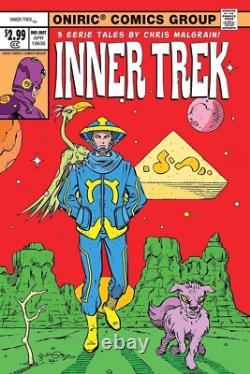 Chris Malgrain Superbe Planche Originale Couverture Inner Trek Oniric Comics