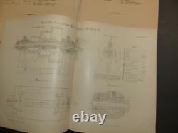 Cours de Dessin Industriel 3 volumes + planches Dupuis 1916
