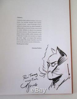 Dédicace Guarnido Blacksad L'histoire des aquarelles E. O 2005 + ex-libris N°/S