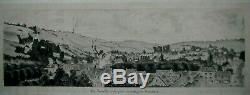 Dessin 1912 Les Andelis vue du Faubourg des Planches Vallèe de la Seine Eure