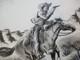 Dessin Original + Planche Couleur De Rol Roland Venet 1960 Western Cow Boy