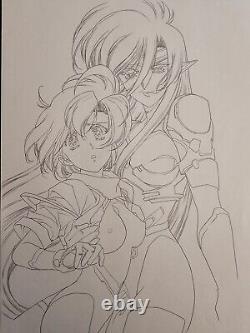 Dessin Original Satoshi URUSHIHARA Chirality Hanken Anime Cel Planche Couverture