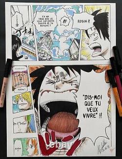 Dessin Reproduction D'une Planche De One Piece