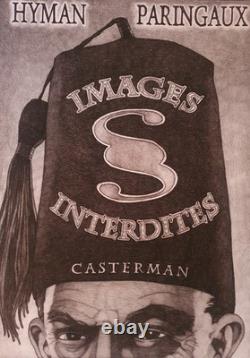 Dessin Signé Miles Hyman Paringaux Casterman Images Interdites Planche BD 2010