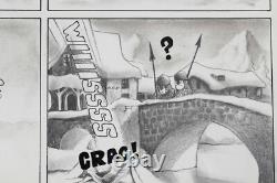 Dessin original Igor le Moyen-Ageux signé Tatopoulos planche Bande dessinée