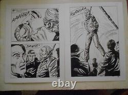 Elvifrance 8 planches originales Birago Balzano Stregoneria 1985 pendaison