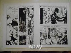 Elvifrance 8 planches originales Birago Balzano Stregoneria 1985 pendaison