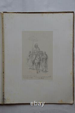 Eugène Delacroix Dessins, croquis originaux 28 planches Alfred Robaut 1865