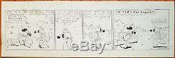 FOXY Rare planche originale BD d'Andy DICKSON parue en 1941