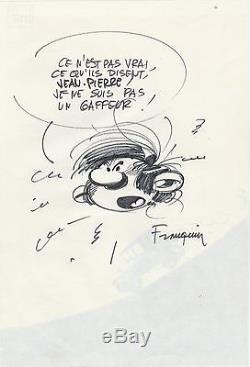 FRANQUIN dessin original signé