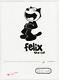 Felix The Cat Laughing Dessin Original Encre De Chine Couverture Catalogue Usa