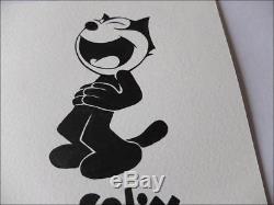 Felix The Cat Laughing Dessin Original Encre De Chine Couverture Catalogue USA