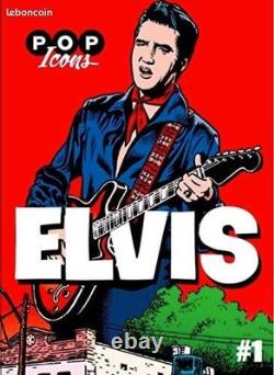 Fred Beltran Dessin original Elvis Presley & Nathalie Wood (planche originale)