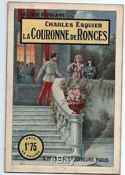 Gouache originale de STARACE. La Couronne de Ronces. De C. ESQUIER. Fayard 1925