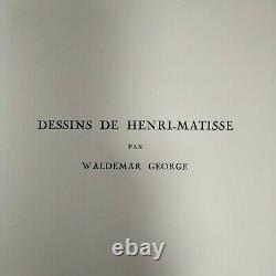 H. Matisse Dessins George Waldemar, 64planches Lithographies Originales De 1925