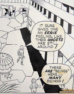 Jack KIRBY Planche originale de KAMANDI Splash original comic art 1975
