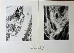 Jean Bruller Vercors Relevés trimestriels n°2 Illustré 10 planches + dessin 1/75