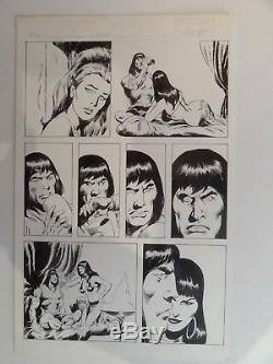 John Buscema original artwork planche de Conan Marvel comics US VO