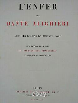 L'ENFER DE DANTE ALIGHIERI Dessin de Gustave DORE 1865 L. HACHETTE Planche N°19