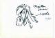 Morris Dédicace Dessin De Jolly Jumper / 1981 (lucky Luke)