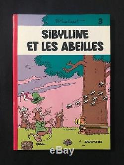 Macherot Dessin Original 4ème de Couverture Sibylline et les Abeilles 1969 RARE