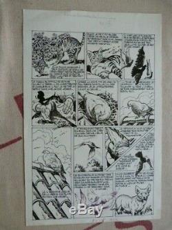 P 1 Histoire Complete 3 Planche Dessin Original Nortier Vaillant Pif