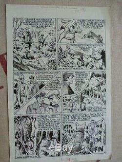 P 1 Histoire Complete 3 Planche Dessin Original Nortier Vaillant Pif