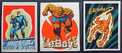 Peintures originales posters 4 Fantastiques Fantastic Four par Jean FRISANO