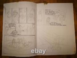 Planche BD Originale SEED dessins croquis Marc Riou No Druillet Les humanoids
