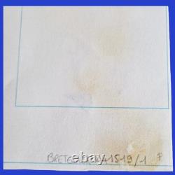 Planche Bande dessinée originale satirique puisée univers d'Agrippine Bretécher