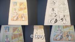 Planche Originale De Norbert Fersen Nestor Le Pingouin Vers 1975 + Cp Nestor