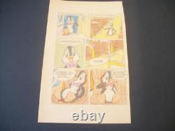 Planche Originale De Norbert Fersen Nestor Le Pingouin Vers 1975 + Cp Nestor