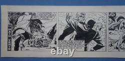 Planche Originale Encre LA MAIN VERTE Les Auteurs Réunis 1963 STRIP BD